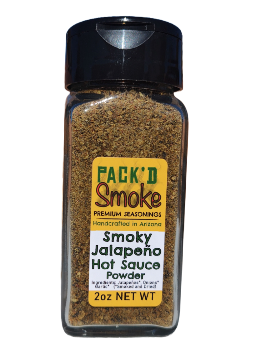 Smoky Jalapeño Hot Sauce Powder, 2 oz bottle